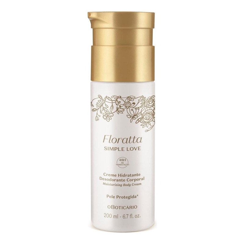 Crema Hidratante Corporal Simple Love, 200 ml Floratta