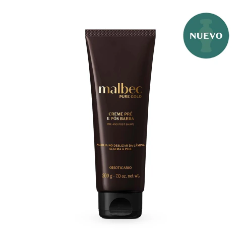 Crema para Antes y Después de la Afeitada Pure Gold 200 g